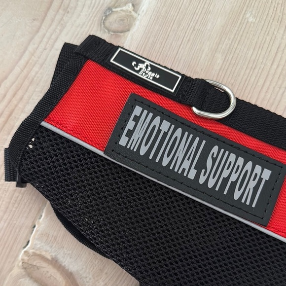 Red Emotional Support Dog Vest - Picture 4 of 4